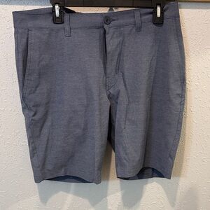 Travis Mathew Charcoal Flat Front Shorts